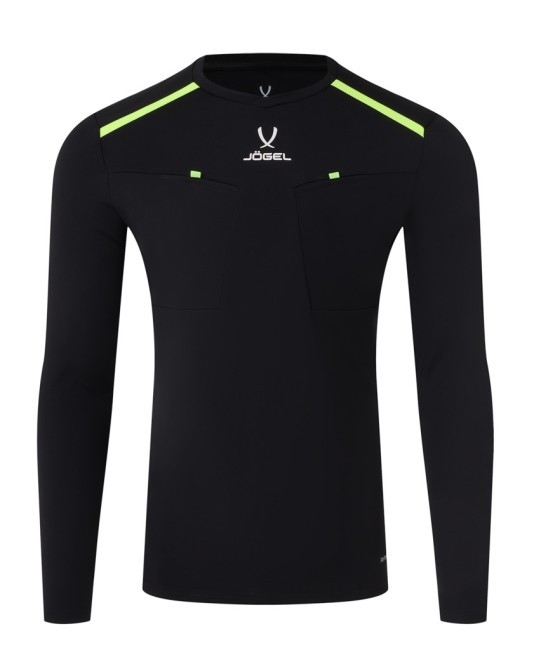 Футболка судейская с длинным рукавом JOGEL DIVISION PerFormDRY Referee LS Tee, черный (2123322) Футболка судейская с длинным рукавом JOGEL DIVISION PerFormDRY Referee LS Tee, черный (2123322)