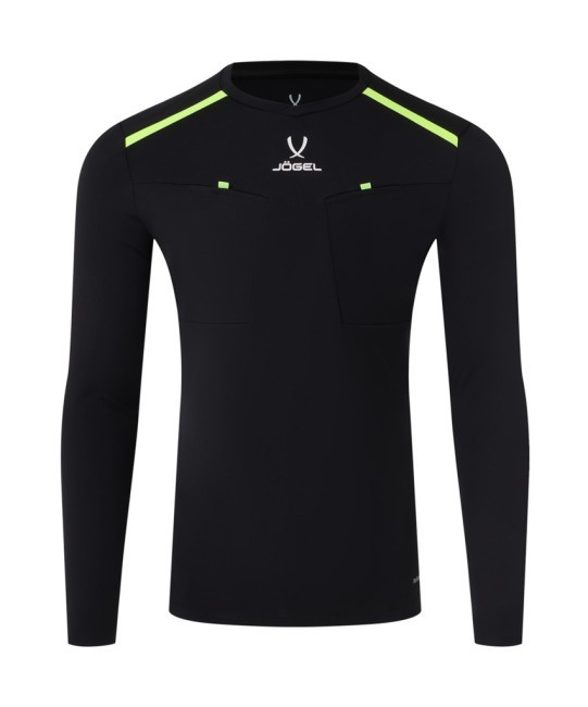 Футболка судейская с длинным рукавом JOGEL DIVISION PerFormDRY Referee LS Tee, черный (2123322) Футболка судейская с длинным рукавом JOGEL DIVISION PerFormDRY Referee LS Tee, черный (2123322)