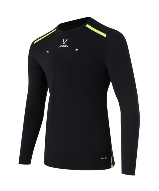 Футболка судейская с длинным рукавом JOGEL DIVISION PerFormDRY Referee LS Tee, черный (2123322) Футболка судейская с длинным рукавом JOGEL DIVISION PerFormDRY Referee LS Tee, черный (2123322)