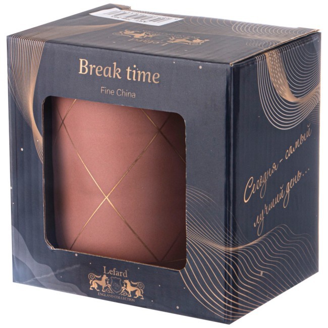 Кружка lefard break time, 380мл 12,1*8,6*11,2см Lefard (756-343)