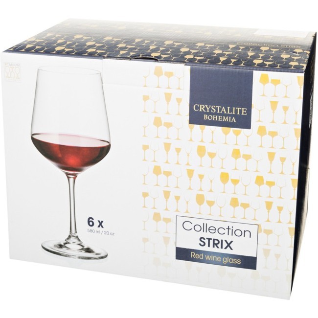 Набор бокалов для вина из 6 шт. "dora/strix" 580 мл высота=23 см Crystal Bohemia (669-285) Набор бокалов для вина из 6 шт. "dora/strix" 580 мл высота=23 см Crystal Bohemia (669-285)