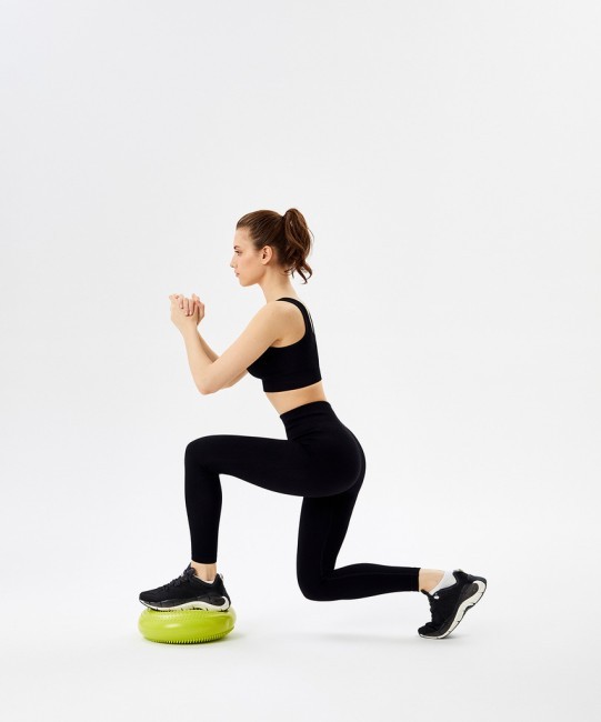 БЕЗ УПАКОВКИ Диск балансировочный STARFIT BP-104, с насосом, массажный, лаймовый (2113723)