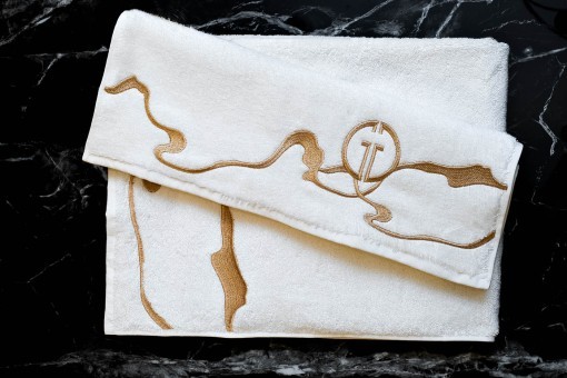 Полотенце Мелодия модал белое 100*150 (TT-00013095)