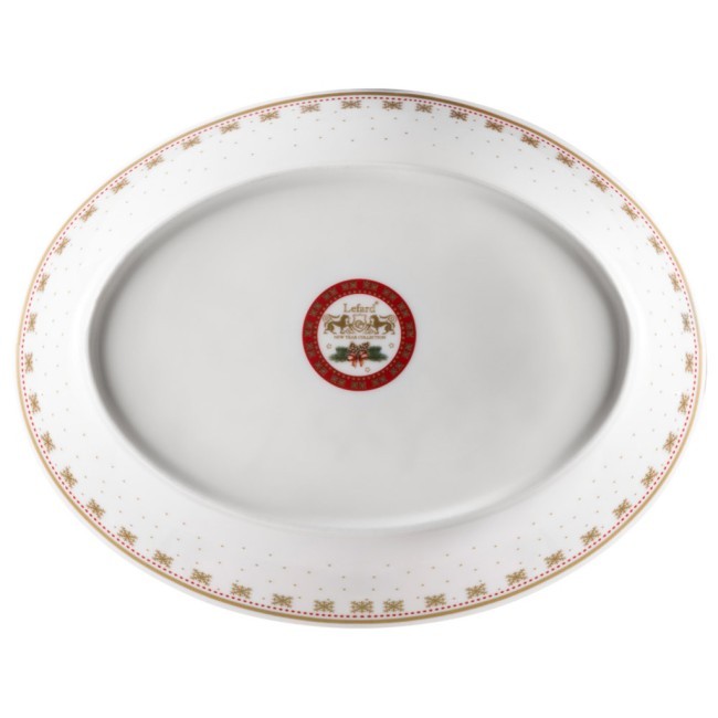 Блюдо lefard "тройка" овальное 25*19,5*4,5 см белое Lefard (85-1648-1)