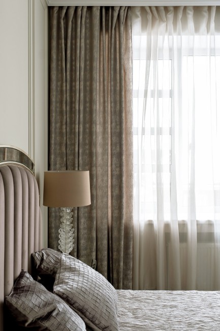 Портьера Хьюстон (HOUSTON) бежевый 275*260см (TT-00016083)