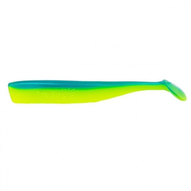 Виброхвост Helios Chebak 3,15"/8 см, цвет Blue Lime 7 шт HS-3-040 (77547)
