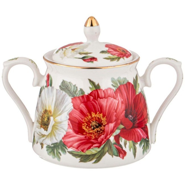 Чайный сервиз lefard  "маки" на 6 пер. 14 пр. 1000/420/250 мл Lefard (104-874)