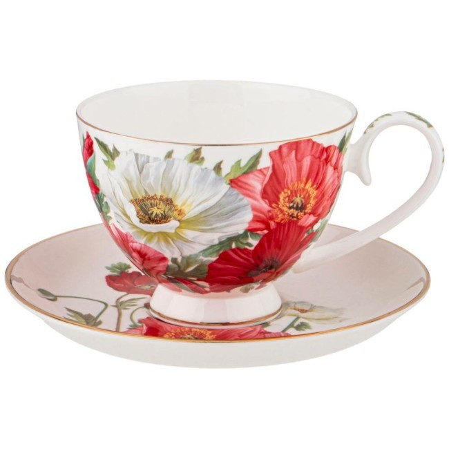 Чайный сервиз lefard  "маки" на 6 пер. 14 пр. 1000/420/250 мл Lefard (104-874)