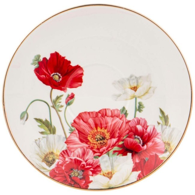 Чайный сервиз lefard  "маки" на 6 пер. 14 пр. 1000/420/250 мл Lefard (104-874)