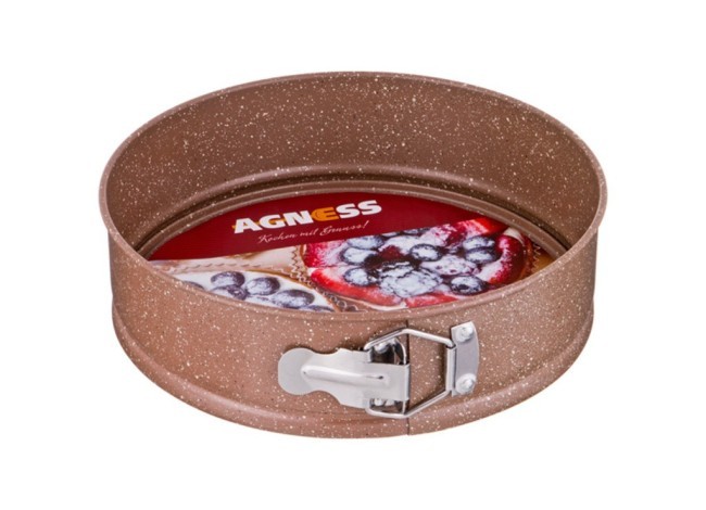 Форма для выпечки agness разъемная с антипригарным покрытием 24*6,8 см Agness (708-068)