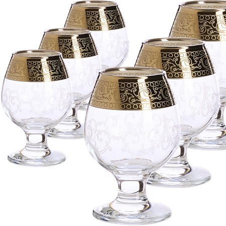 Набор 6-ти стакан д/коньяк "Венеция" (х4) " (MS483-32) Набор 6-ти стакан д/коньяк "Венеция" (х4) " (MS483-32)