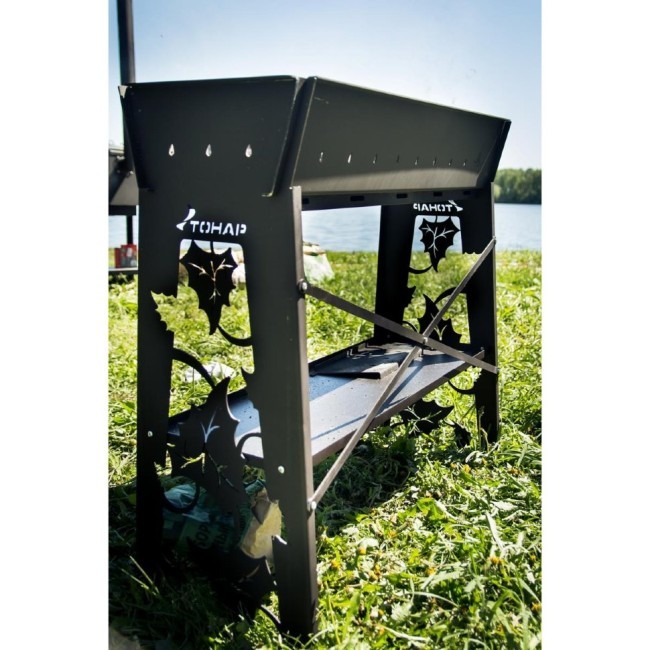 Мангал для дачи Тонар Гефест Премиум сталь 3 мм T-MS-08GP (72385)