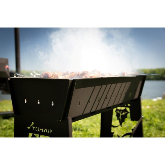 Мангал для дачи Тонар Гефест Премиум сталь 3 мм T-MS-08GP (72385)