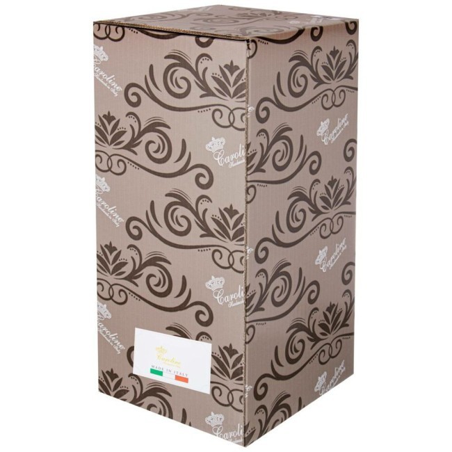 Лампа настольная "eleganza" патрон e14 диаметр 14,5 см высота 35 см Caroline (325-121)