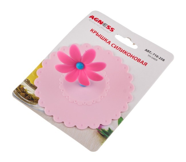Силиконовая крышка диаметр=10,5 см Agness (710-258)