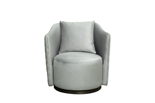 Кресло Verona вращающееся, велюр мятный Colt025-MINT/бронза 70*77*80см (TT-00016266)