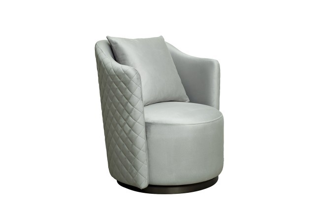 Кресло Verona вращающееся, велюр мятный Colt025-MINT/бронза 70*77*80см (TT-00016266)