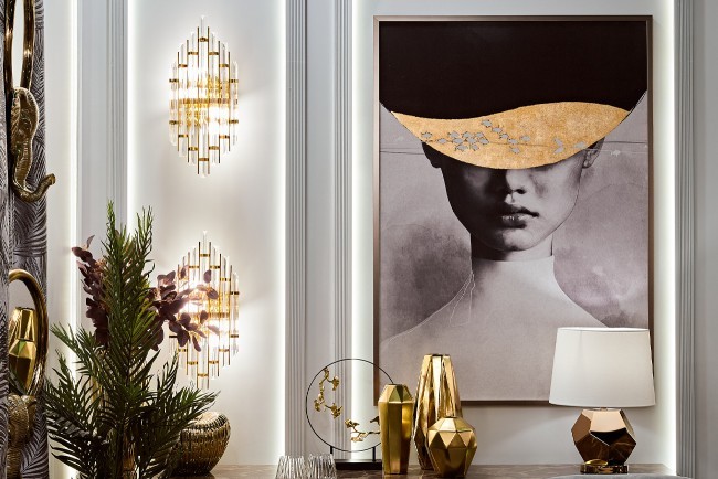 Холст "Затмение-1" 100х70 см, багет( латунь),поталь (TT-00010786) Холст "Затмение-1" 100х70 см, багет( латунь),поталь (TT-00010786)