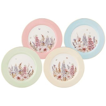 Набор тарелок закусочных lefard  "дворцовый парк" 4 шт. 20,5 см микс Lefard (760-711)