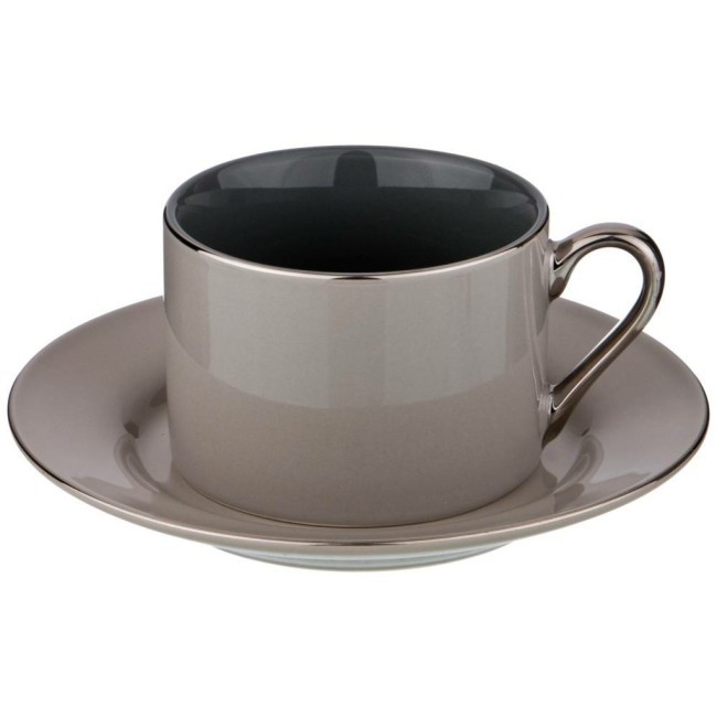 Чайный набор lefard "break time" на 2 пер. 4 пр. 180 мл серый Lefard (86-2280)