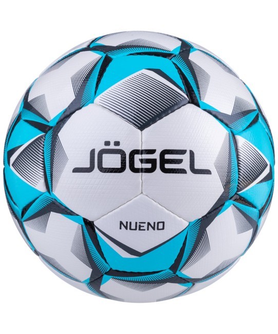 Мяч футбольный JÖGEL Nueno №4, белый/голубой/черный (785132)