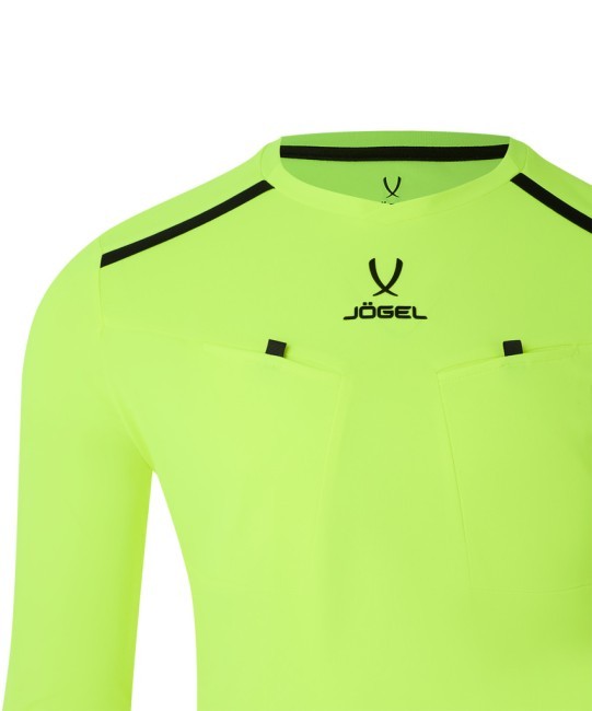 Футболка судейская с длинным рукавом JOGEL DIVISION PerFormDRY Referee LS Tee, желтый неон (2123316) Футболка судейская с длинным рукавом JOGEL DIVISION PerFormDRY Referee LS Tee, желтый неон (2123316)