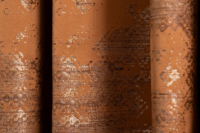 Портьера Bromley оранжевый 275*260 (TT-00013898)