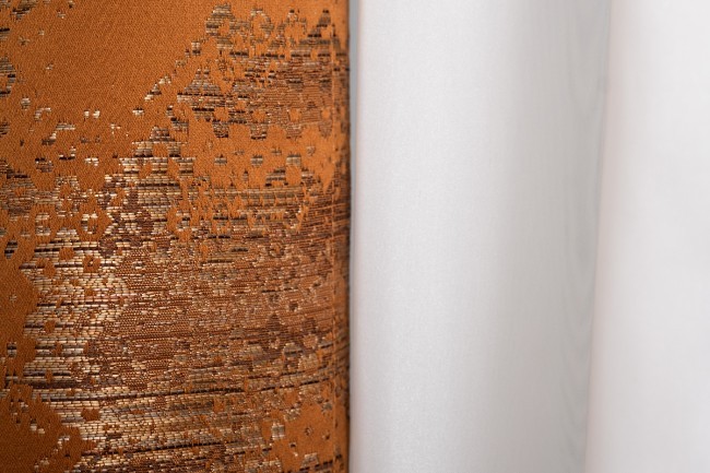 Портьера Bromley оранжевый 275*260 (TT-00013898)