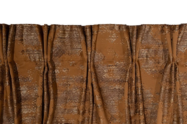 Портьера Bromley оранжевый 275*260 (TT-00013898)