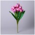 Букет искусственный из 9 тюльпанов длина=43см,цвет лиловый мал.уп.=24шт Lefard (535-339)