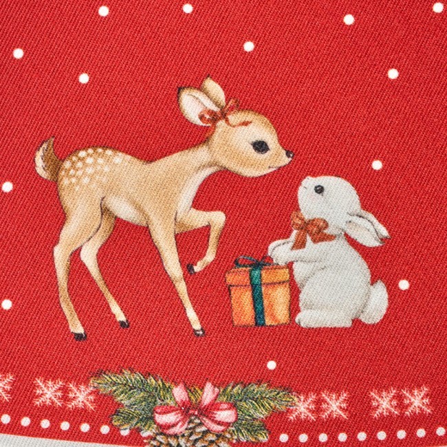 Скатерть овальная "с новым годом" ,140х180см ,красный, 100% хлопок ,твил Lefard (850-763-4) Скатерть овальная "с новым годом" ,140х180см ,красный, 100% хлопок ,твил Lefard (850-763-4)