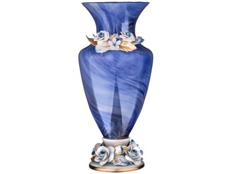 Декоративная ваза высота=38 см. WHITE CRISTAL (647-719)