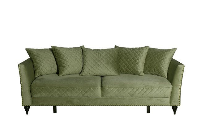 Диван Sorrento 230M трехм.раск,велюр оливковый Colt1002-OLIV 230*101*86 (TT-00016714)