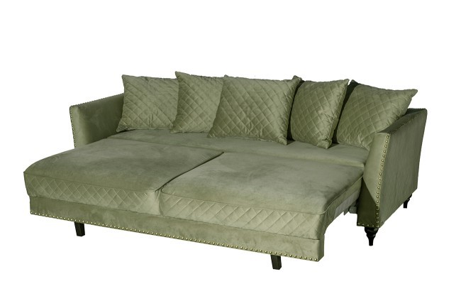 Диван Sorrento 230M трехм.раск,велюр оливковый Colt1002-OLIV 230*101*86 (TT-00016714)