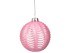 Декоративное изделие шар стеклянный диаметр=8 см. высота=9 см. цвет: розовый (кор=96шт.) Dalian Hantai (862-122)