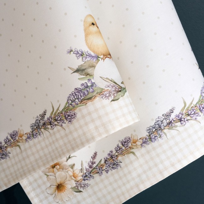 Набор полотенец из 2-х шт "лавандовая весна" 40х60см, 100% хлопок, горох твил Lefard (850-768-61)