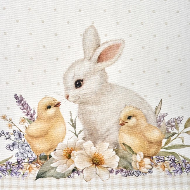 Набор полотенец из 2-х шт "лавандовая весна" 40х60см, 100% хлопок, горох твил Lefard (850-768-61)