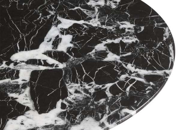 Стол журнальный черный d95*30см (TT-00013104)