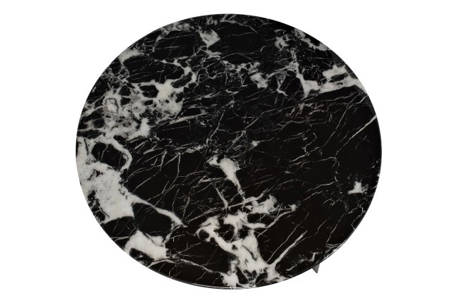 Стол журнальный черный d95*30см (TT-00013104)