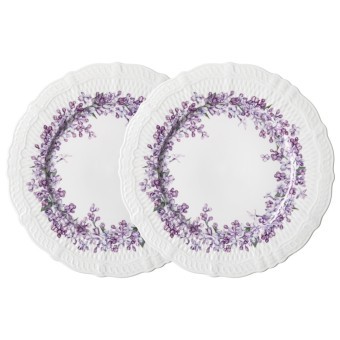 Набор тарелок закусочных lefard  "lilac" 2 шт. 23 см Lefard (760-850)