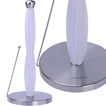 Подставка для бумажных полотенец 15х34 см нерж/ст/жел/пластик Mayer&Boch (40565)