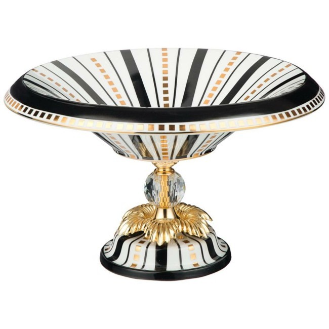 Ваза для фруктов на ножке 31*31*21 см Lefard (46-1357) Ваза для фруктов на ножке 31*31*21 см Lefard (46-1357)