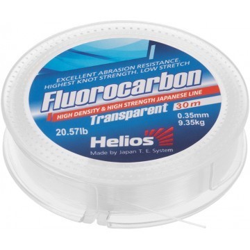 Леска флюорокарбон Helios Fluorocarbon 0,35мм 30м Transparent HS-FCT 35/30 (75763)