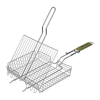 Решетка-гриль Boyscout со съёмной ручкой 61532 (75583) Решетка-гриль Boyscout со съёмной ручкой 61532 (75583)