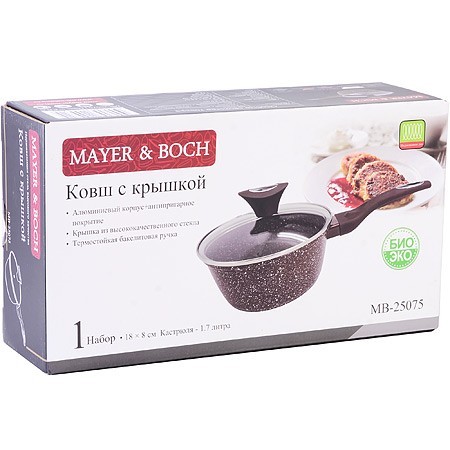 Ковш алюм. 1,7л 18см с.кр МРАМОР/КРОШКА (25075) Ковш алюм. 1,7л 18см с.кр МРАМОР/КРОШКА (25075)