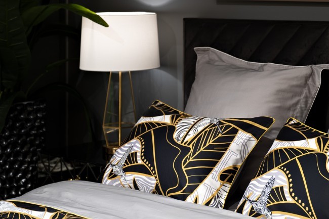 Комплект наволочек Тропики 70*70 золото/серый (2шт) (TT-00012120)