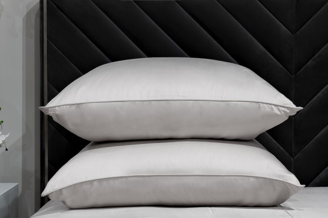 Комплект наволочек бамбук, серый 70*70 (2шт) (TT-00014584)