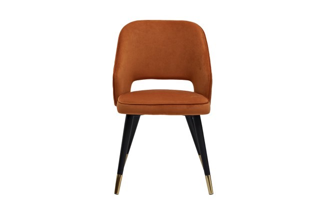 Стул велюр терракотовый 53*60*83см (TT-00009271)