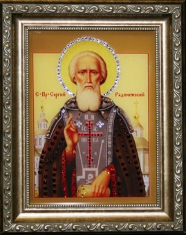 Икона Сергий Радонежский (1468)