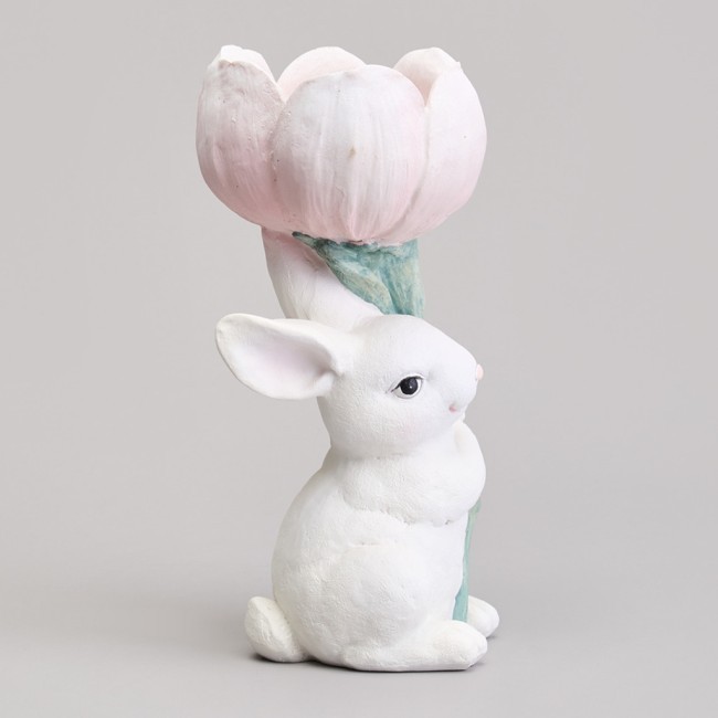 Фигурка декоративная "кролик" 10,5х9,7х20,7 см Lefard (41-539)